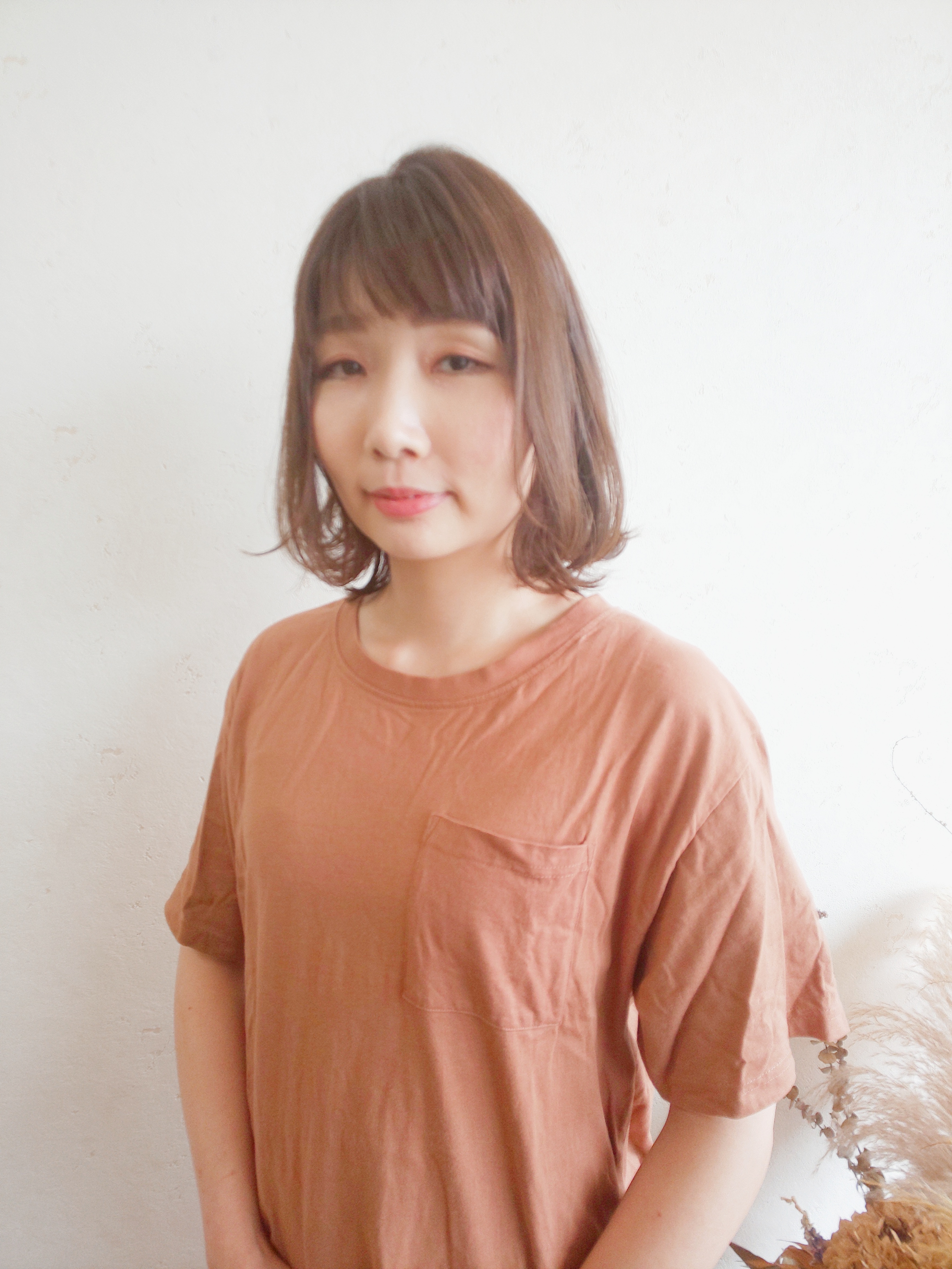笠岡にある美容室 mon ami女子秋色カラー【シエナ×アッシュ】
